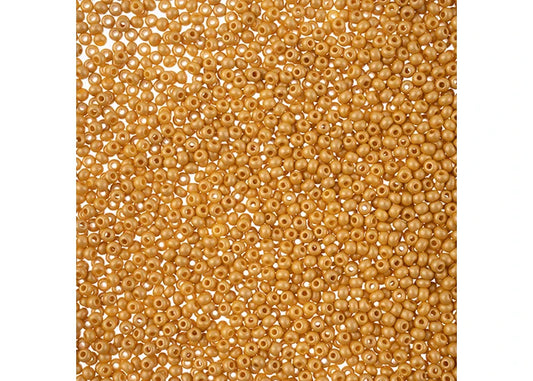 11/0 PermaLux Dyed Chalk Yellow-Brown 319