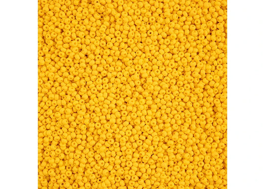 11/0 PermaLux Dyed Chalk Dark Yellow Matt 298