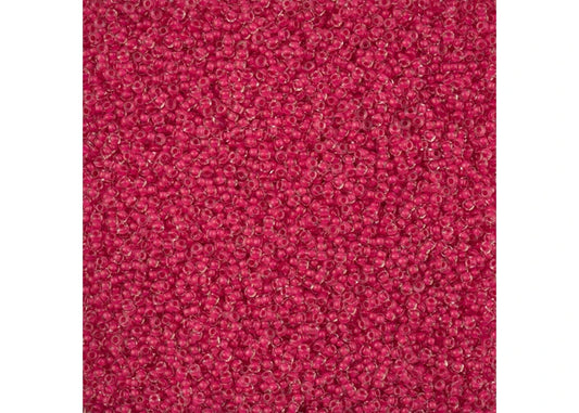 669 - 11/0 Crystal C/L Terra Intensive Rose