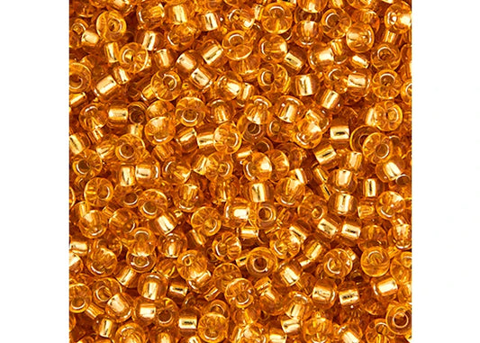 325 - Miyuki Seed Bead 11/0 Dark Gold Silver Lined