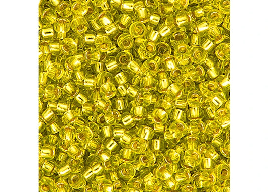 333 - Miyuki Seed Bead 11/0 Chartreuse Silver Lined