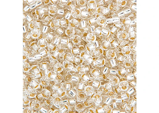 322 - Miyuki 11/0 Crystal Silver Lined