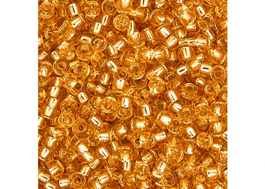 324 - Miyuki Seed Bead 11/0 Gold Silver Lined