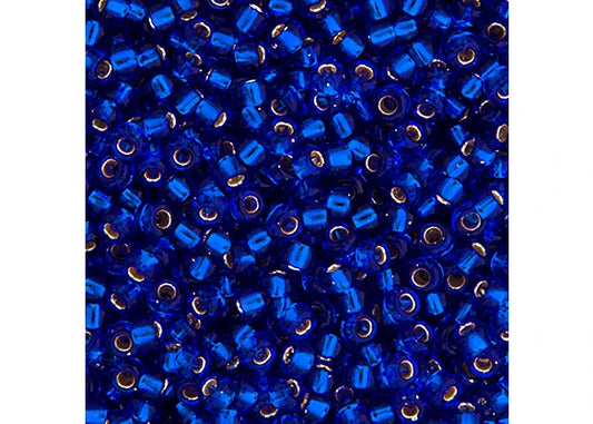 337 - Miyuki Seed Bead 11/0 Cobalt Silver Lined