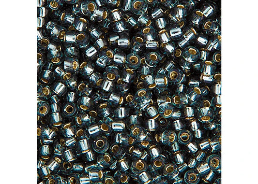 338 - Miyuki Seed Bead 11/0 Grey Silver Lined