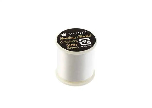 Miyuki Nylon Beading Thread B White (50m)