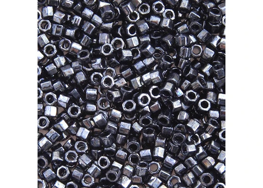 Delica 11/0 Cut Gunmetal
