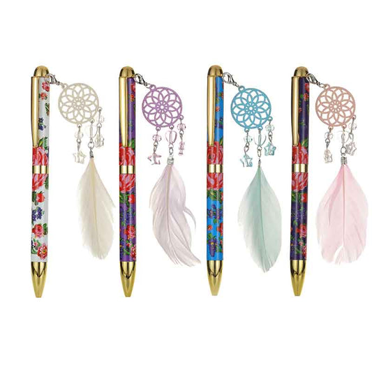 Floral Art Pen Display – Assorted Colors