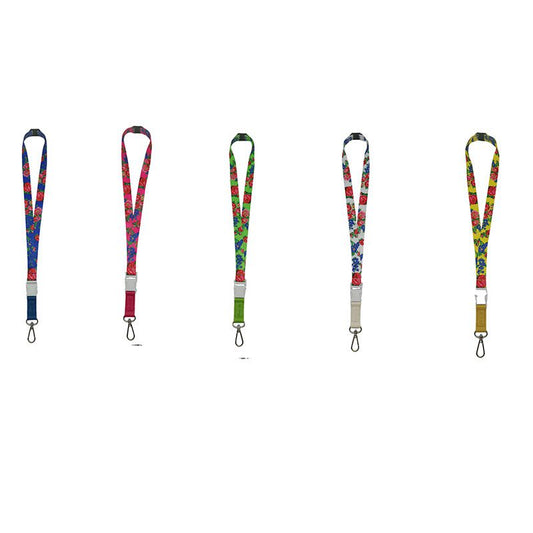 Kokum Floral Lanyard with Buckle