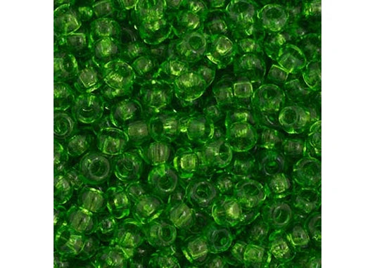 3 - 11/0 Vial Transparent Chartreuse