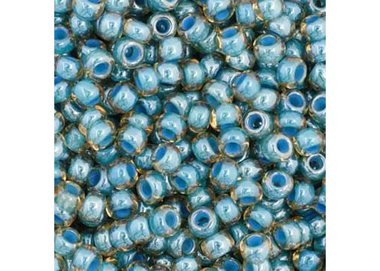 14 - 11/0 Vial Crystal C/L Light Blue