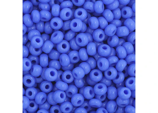 17 - 11/0 Vial Opaque Blue