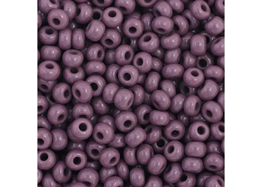 18 - 11/0 Vial Opaque Dark Mauve