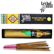 Tribal Soul Sweet Grass & Cedar Incense